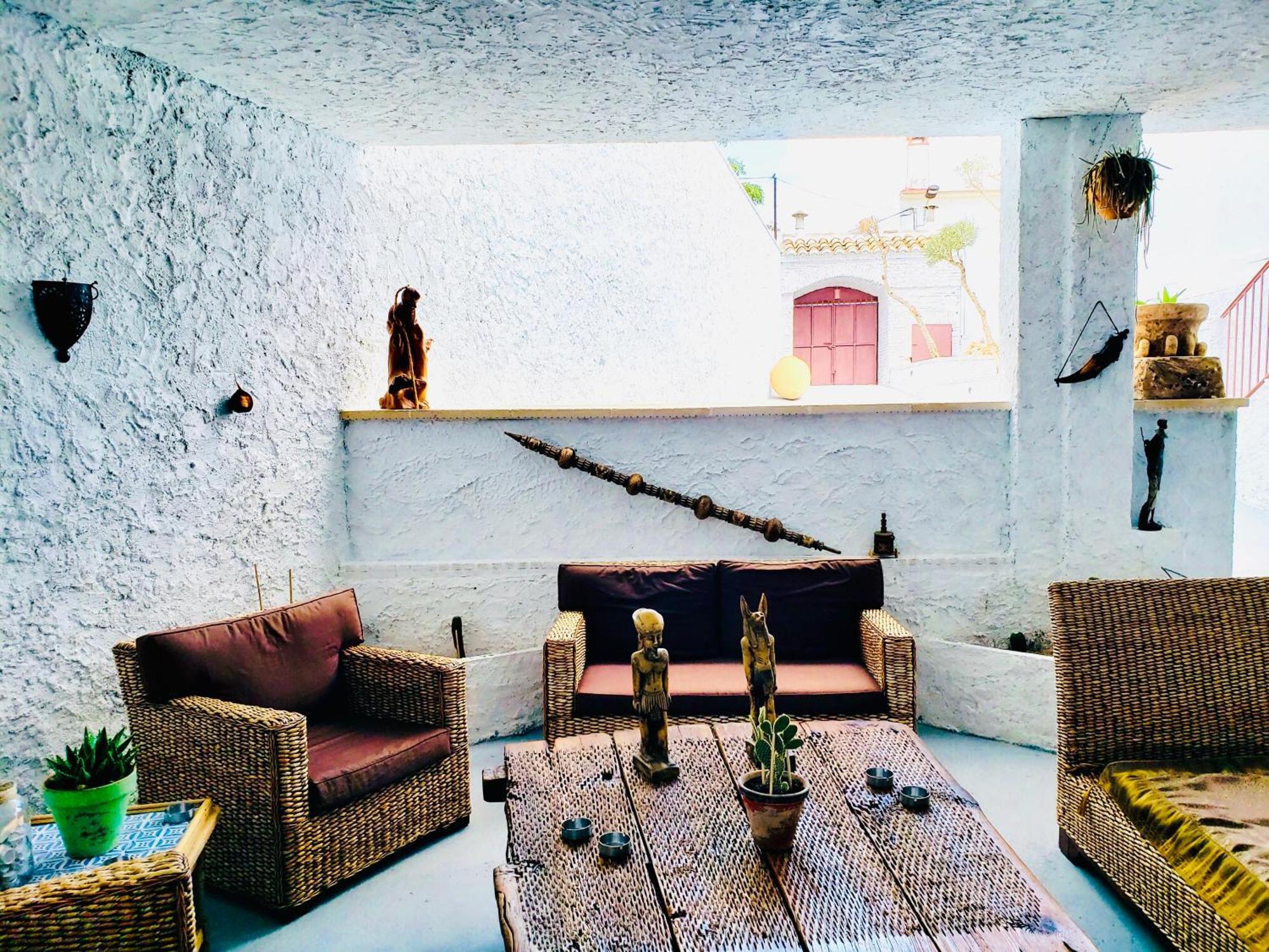 Casa Rural Cueva El Nido Casas de Fernando Alonso Esterno foto